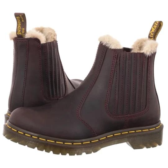 Zdjęcie produktu Sztyblety 2976 Leonore II Crazy Horse Cherry Red 41418600 (DR137-a) Dr. Martens