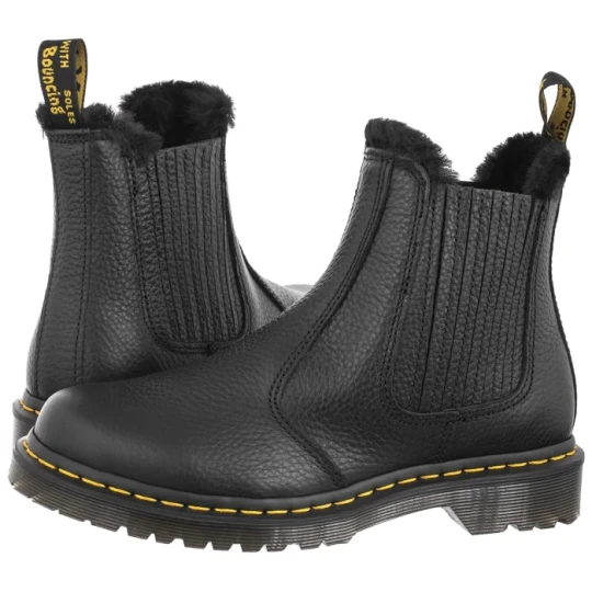 Zdjęcie produktu Sztyblety 2976 Leonore II Milled Nappa Black 41416001 (DR118-a) Dr. Martens