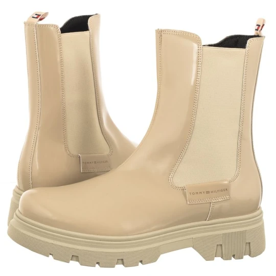 Zdjęcie produktu Sztyblety Chelsea Boot T4A5-33035-1453 500 Beige (TH841-a) Tommy Hilfiger