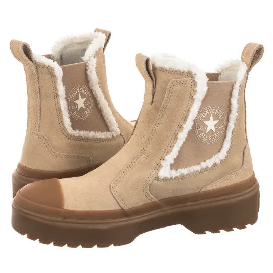 Zdjęcie produktu Sztyblety CTAS Chelsea Lugged Hi Warm Quarry / Egret / Gum A09257C (CO728-a) Converse