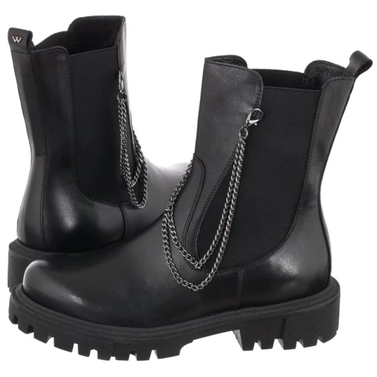 Zdjęcie produktu Sztyblety Czarne 55064-51 (WO62-a) Wojas