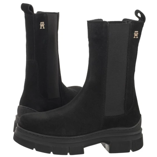Zdjęcie produktu Sztyblety Essential Suede Chelsea Boot Black FW0FW07489 BDS (TH906-a) Tommy Hilfiger