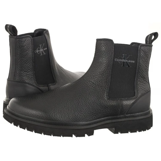 Zdjęcie produktu Sztyblety Eva Mid Chelsea Boot Lth Triple Black YM0YM00750 0GT (CK381-a) Calvin Klein
