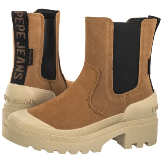Zdjęcie produktu Sztyblety Hale Chelsea Tan Brown PLS500005 869 (PE71-a) Pepe Jeans
