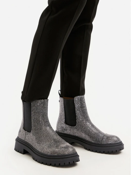 Zdjęcie produktu Sztyblety Steve Madden Moonlit SM11003468 Srebrny