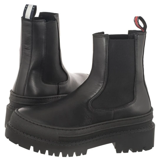 Zdjęcie produktu Sztyblety Tjw Chelsea Foxing Boot Black EN0EN02289 BDS (TH866-a) Tommy Hilfiger