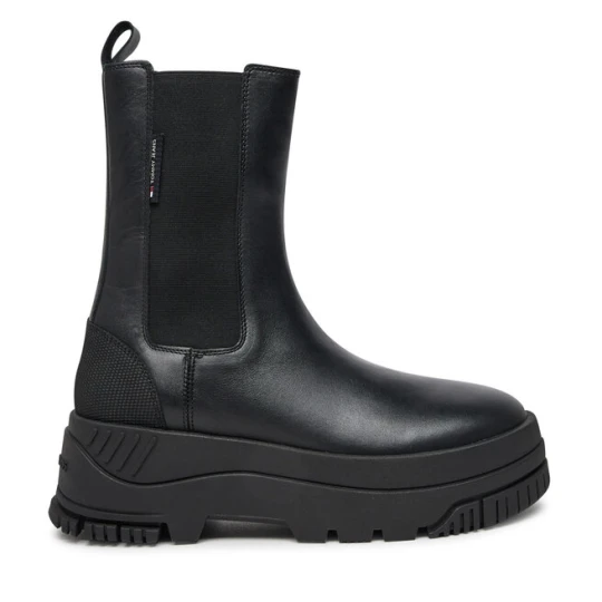 Zdjęcie produktu Sztyblety Tommy Jeans Tjw Chelsea Flatform Boot EN0EN02597 Czarny