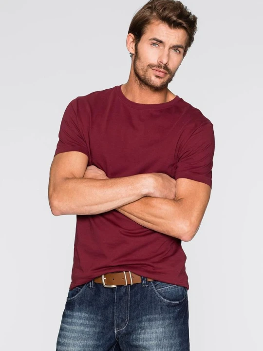 Zdjęcie produktu T-shirt (3 szt.) BonPrix czerwony