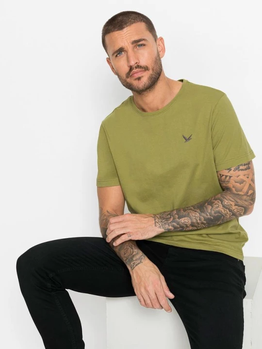 Zdjęcie produktu T-shirt (3 szt.) BonPrix zielony