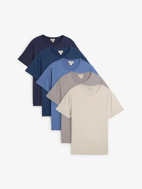 Zdjęcie produktu T-shirt (5 szt.) BonPrix szary