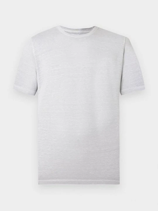 Zdjęcie produktu T-shirt basic 120% Lino jasnoszary