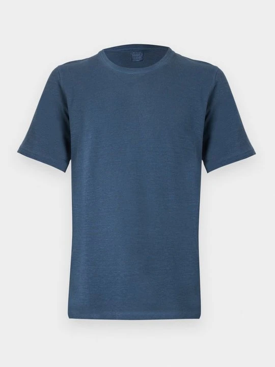 Zdjęcie produktu T-shirt basic 120% Lino niebieski