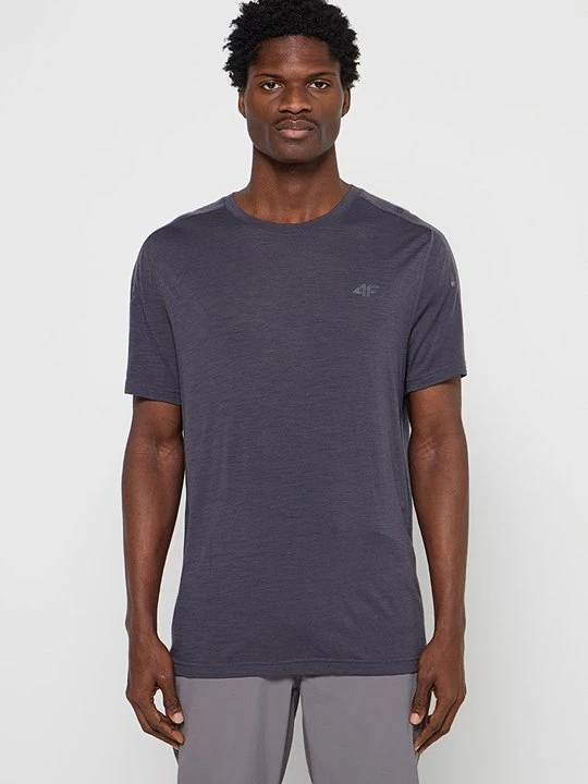 Zdjęcie produktu T-shirt basic 4F antracytowy