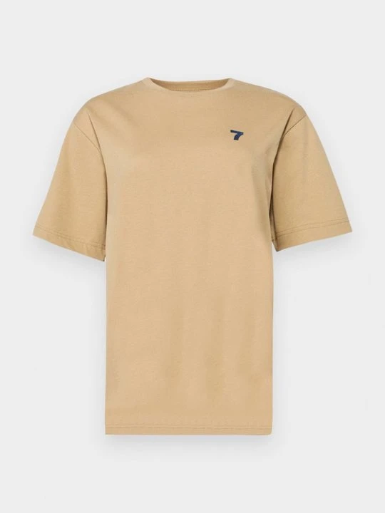Zdjęcie produktu T-shirt basic 7 Days Active beżowy
