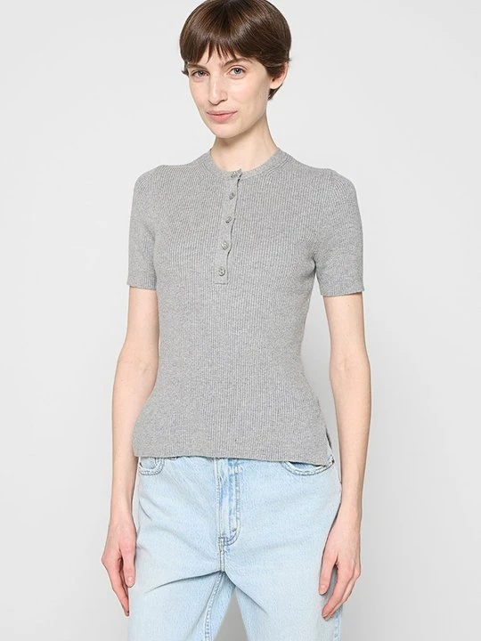 Zdjęcie produktu T-shirt basic Abercrombie & Fitch szary