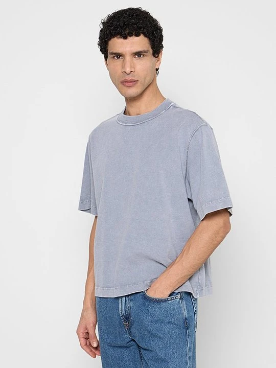 Zdjęcie produktu T-shirt basic Abercrombie & Fitch niebieski
