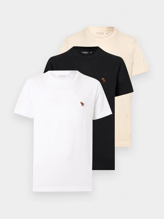 Zdjęcie produktu T-shirt basic Abercrombie & Fitch biały