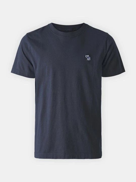Zdjęcie produktu T-shirt basic Abercrombie & Fitch granatowy
