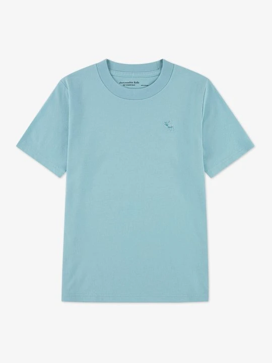 Zdjęcie produktu T-shirt basic Abercrombie & Fitch niebieski