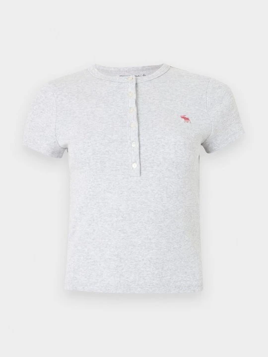 Zdjęcie produktu T-shirt basic Abercrombie & Fitch szary