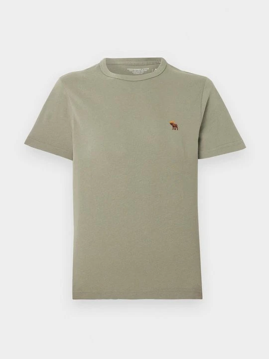 Zdjęcie produktu T-shirt basic Abercrombie & Fitch zielony