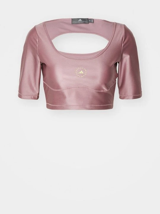 Zdjęcie produktu T-shirt basic Adidas by Stella McCartney jasnoróżowy