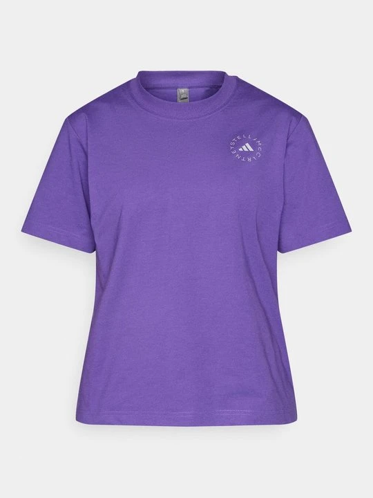 Zdjęcie produktu T-shirt basic Adidas by Stella McCartney fioletowy