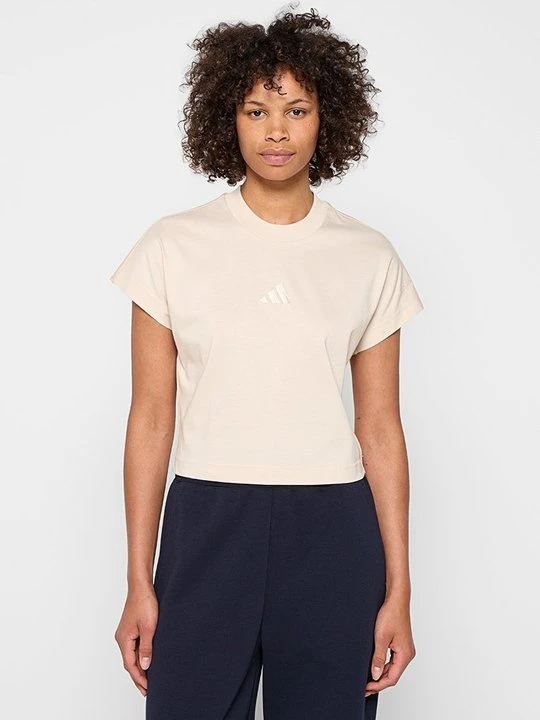 Zdjęcie produktu T-shirt basic Adidas beżowy