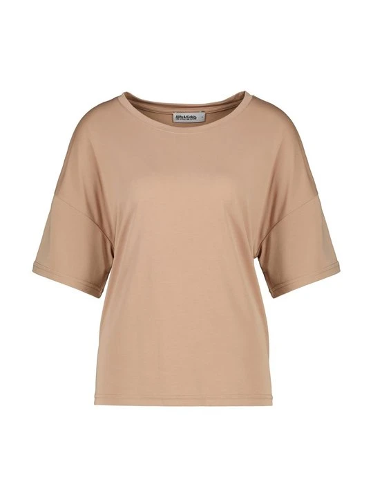 Zdjęcie produktu T-shirt basic ALIFE & Kickin brązowy