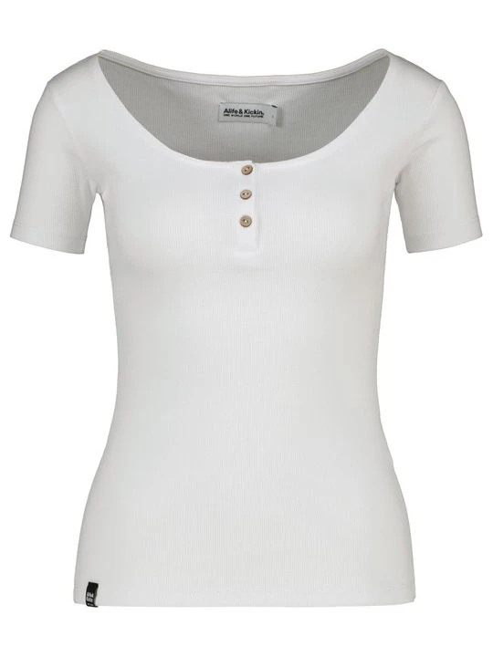 Zdjęcie produktu T-shirt basic ALIFE & Kickin biały