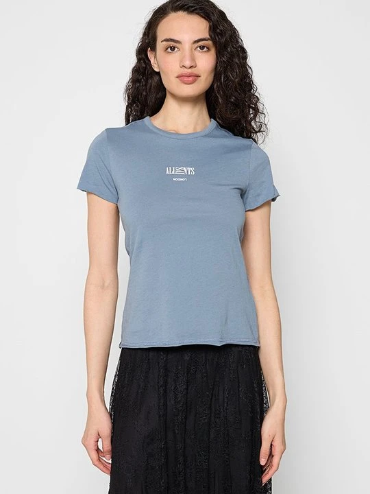 Zdjęcie produktu T-shirt basic AllSaints niebieski