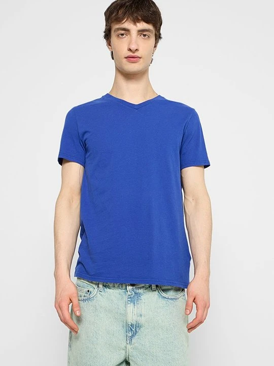 Zdjęcie produktu T-shirt basic American Vintage błękit królewski
