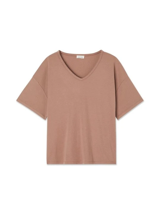 Zdjęcie produktu T-shirt basic American Vintage brązowy