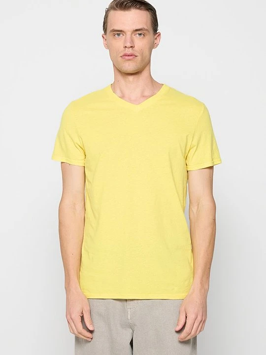 Zdjęcie produktu T-shirt basic American Vintage żółty