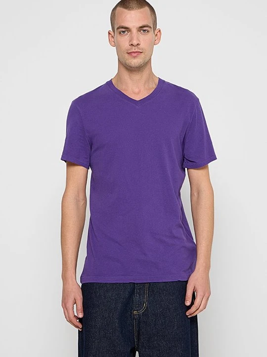 Zdjęcie produktu T-shirt basic American Vintage fioletowy