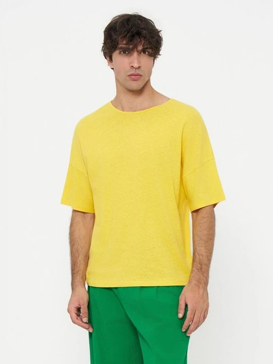 Zdjęcie produktu T-shirt basic American Vintage żółty