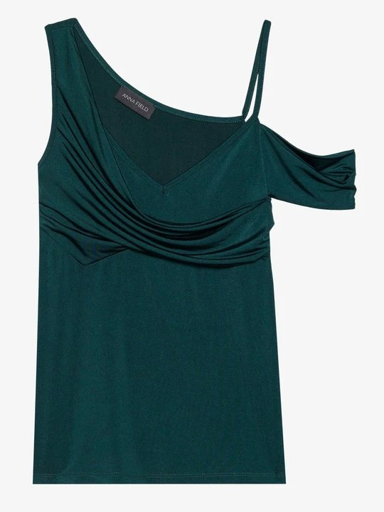 Zdjęcie produktu T-shirt basic Anna Field ciemnozielony