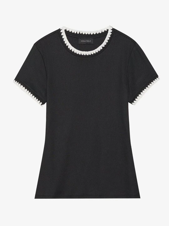 Zdjęcie produktu T-shirt basic Anna Field czarny