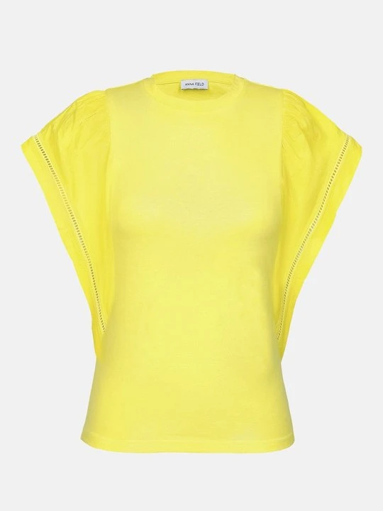 Zdjęcie produktu T-shirt basic Anna Field żółty