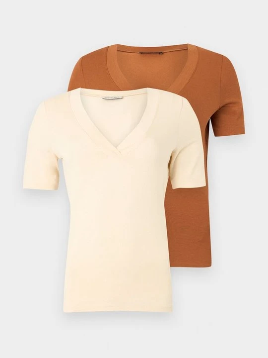Zdjęcie produktu T-shirt basic Anna Field koniakowy