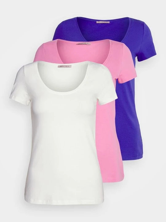 Zdjęcie produktu T-shirt basic Anna Field granatowy