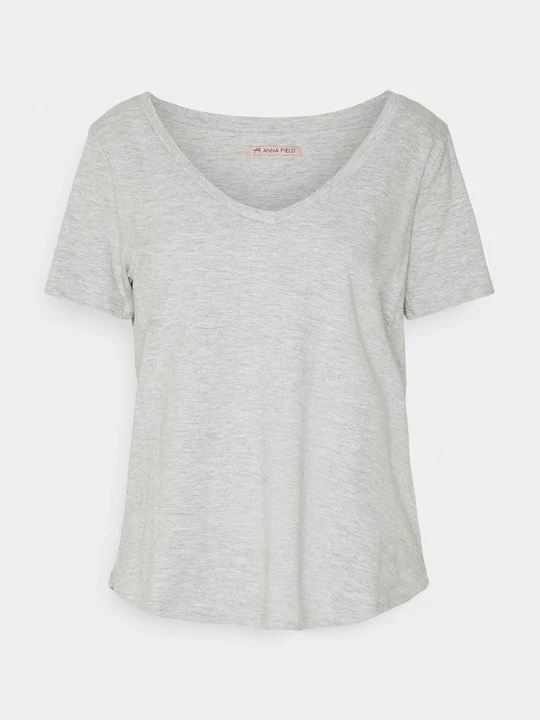 Zdjęcie produktu T-shirt basic Anna Field By Zalando jasnoszary melanż