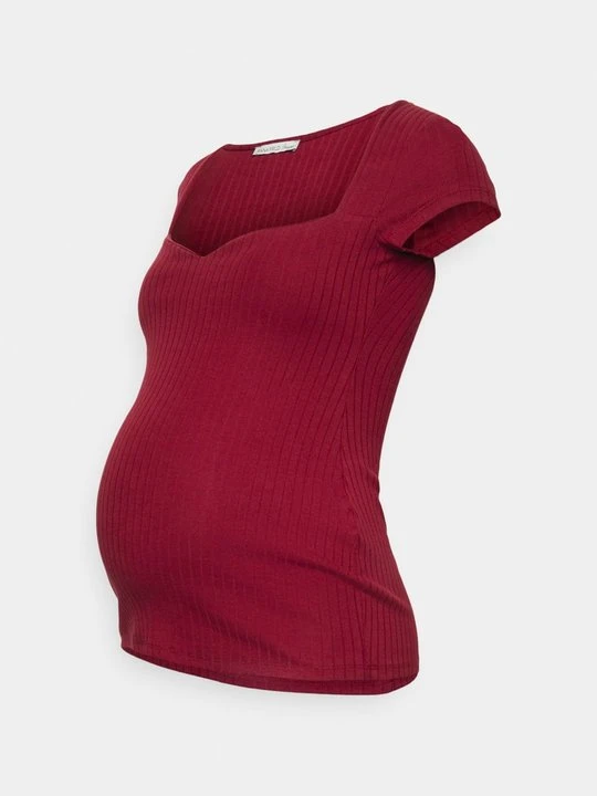 Zdjęcie produktu T-shirt basic Anna Field ciemnoczerwony