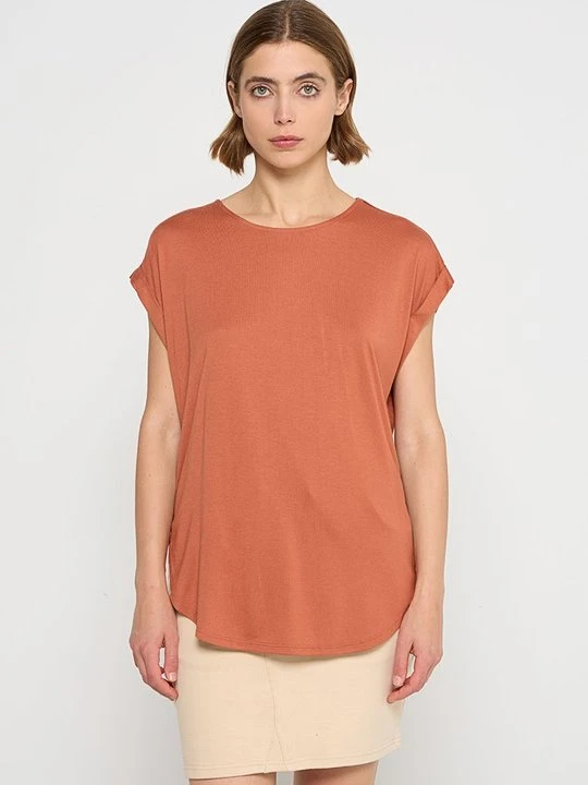 Zdjęcie produktu T-shirt basic Apricot ciemnoczerwony