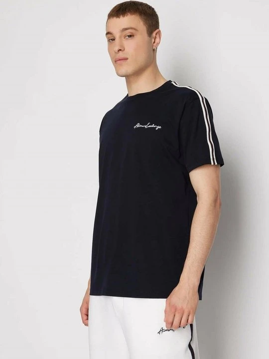 Zdjęcie produktu T-shirt basic Armani Exchange granatowy