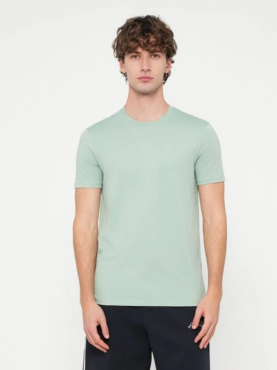 Zdjęcie produktu T-shirt basic Armani Exchange jasnozielony
