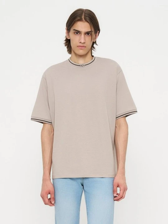 Zdjęcie produktu T-shirt basic Armani Exchange beżowy