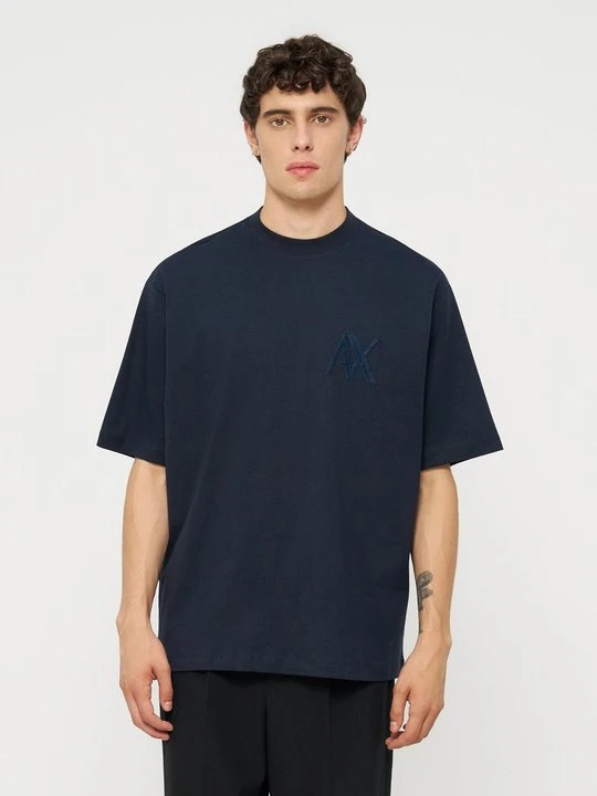 Zdjęcie produktu T-shirt basic Armani Exchange granatowy