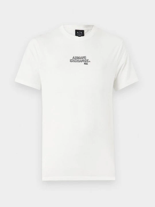 Zdjęcie produktu T-shirt basic Armani Exchange mleczny
