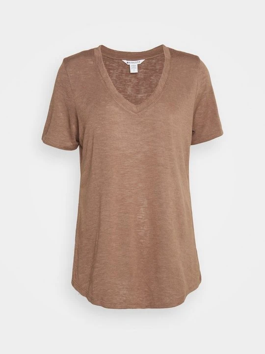 Zdjęcie produktu T-shirt basic Athleta beżowy